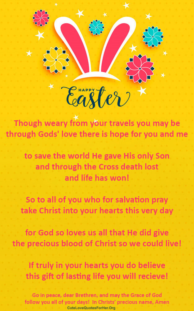 Easter Day Poem