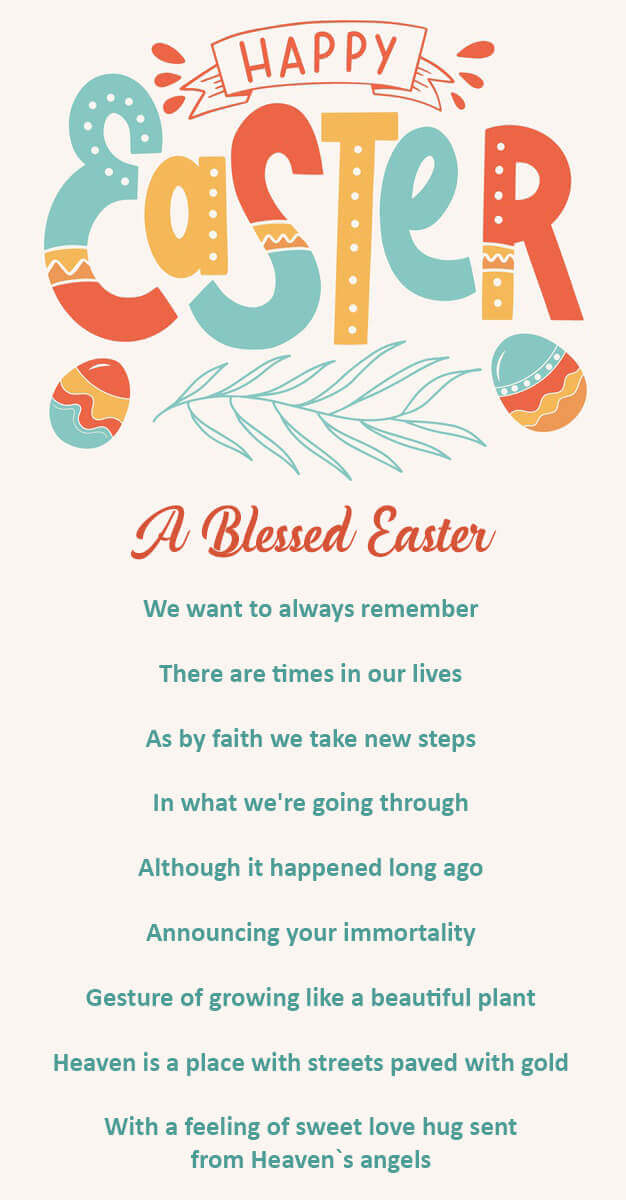 Easter Poem Blessing Rhyming Poetry