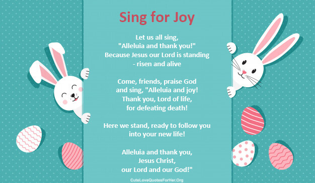 Easter Poem For Kids