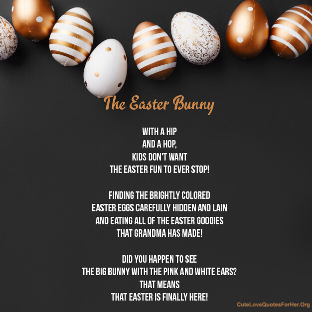 The Easter Bunny Short Poem