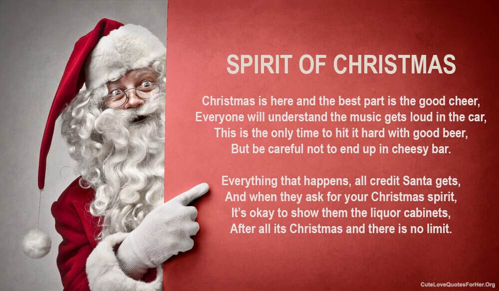 Best Christmas Poem Funny Spiritual XMAS