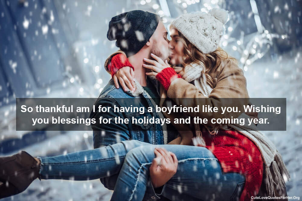 Christmas Love Quote For Boyfriend