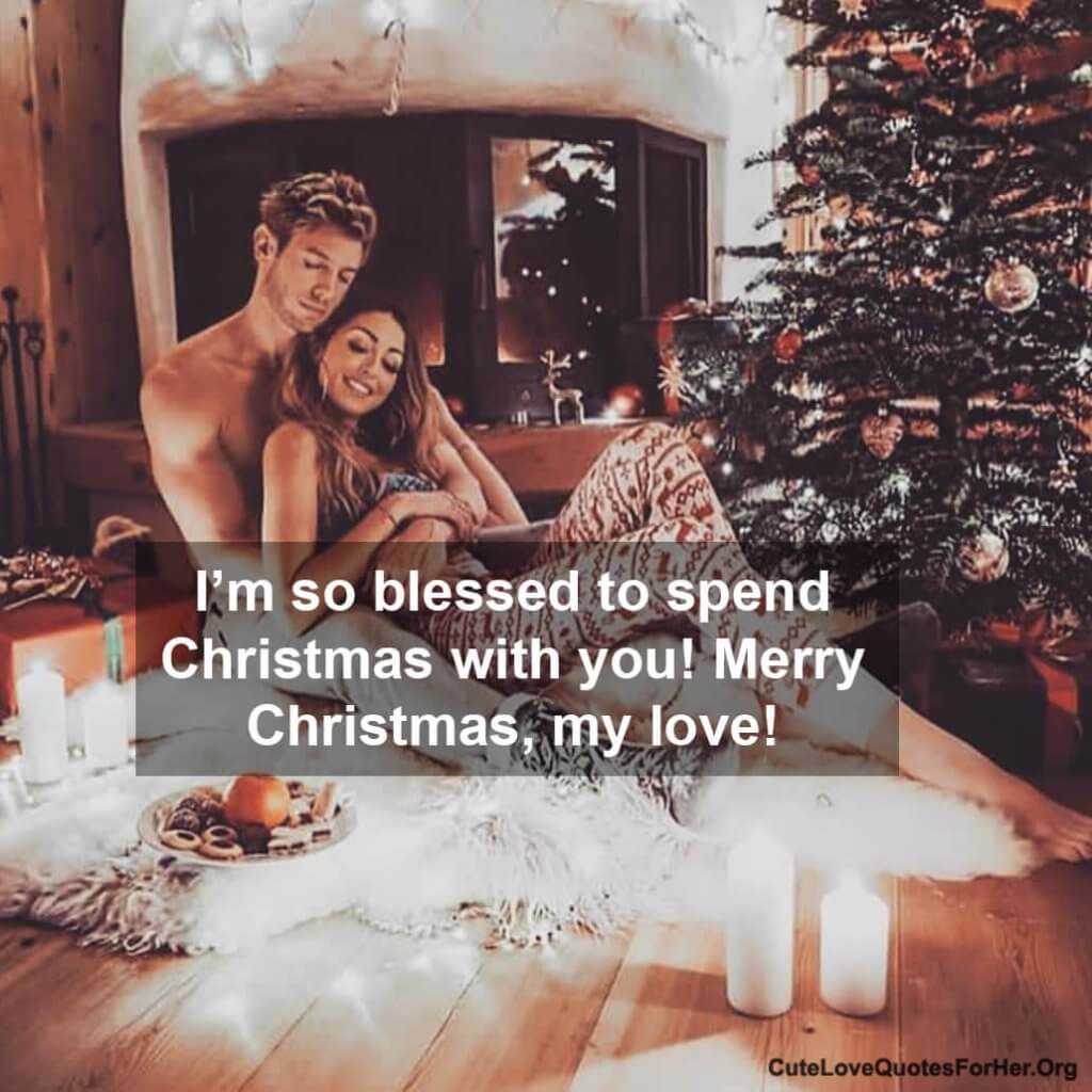 Christmas Romantic Love Quote For Couples