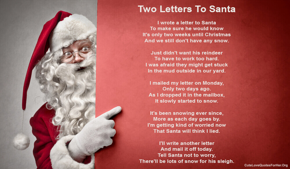 Funny Emtional Poems For Christmas