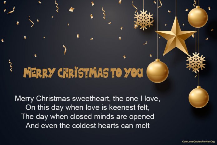 25 Merry Christmas Love Poems for Her and Him