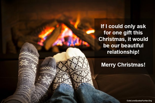 50 Christmas Love Quotes for Her &amp; Him to Wish with Images