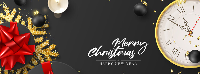 Elegant New Year And XMAS Cover Photo