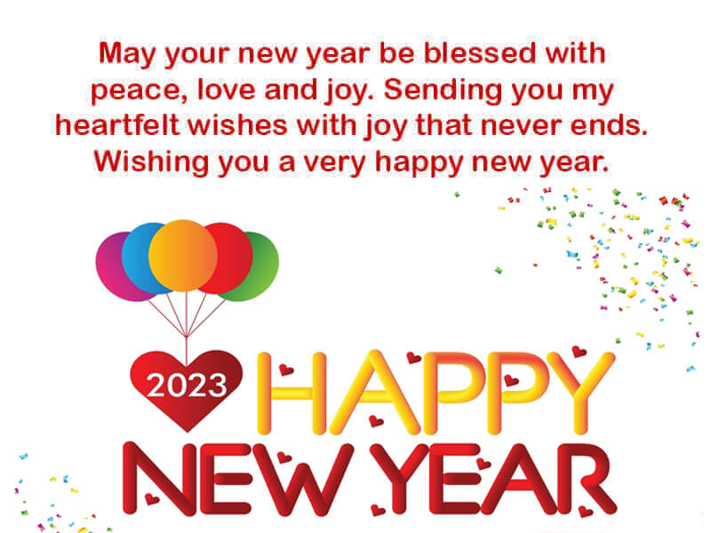 2023 Happy New Year Greeting Message