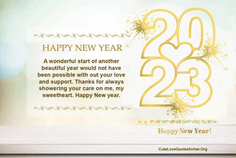 2023 Happy New Year Love Quote