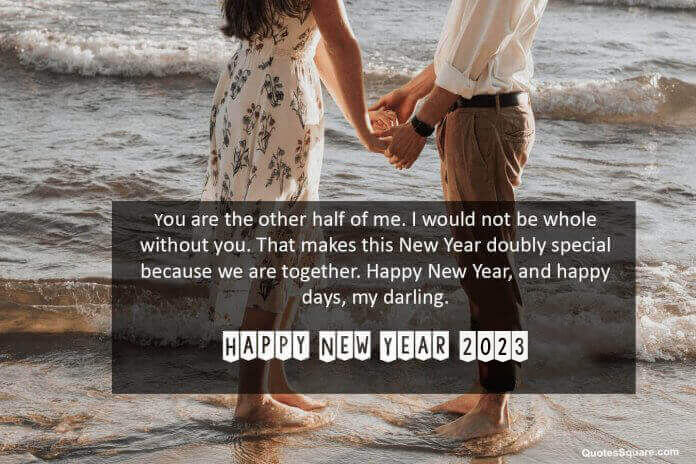 Better Half New Year 2023 Love Quotes Wishes