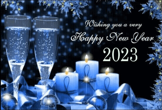 Cheers Happy New Year 2023 Greeting ECard Wishes