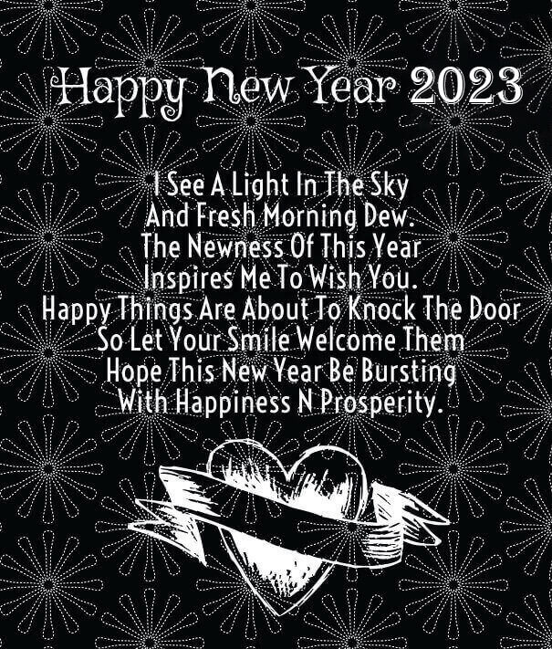 Cute Happy New Year 2023 Wishes Quotes