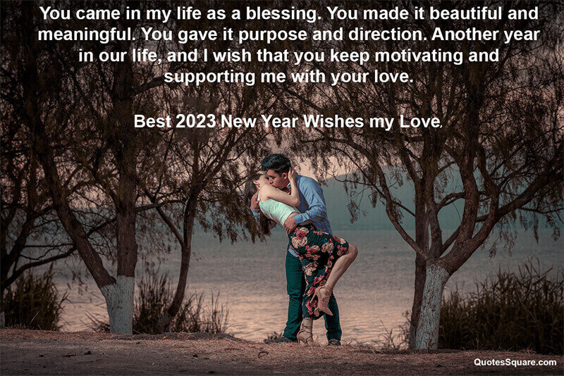 Cute Romantic Happy New Year Love Wishes 2023