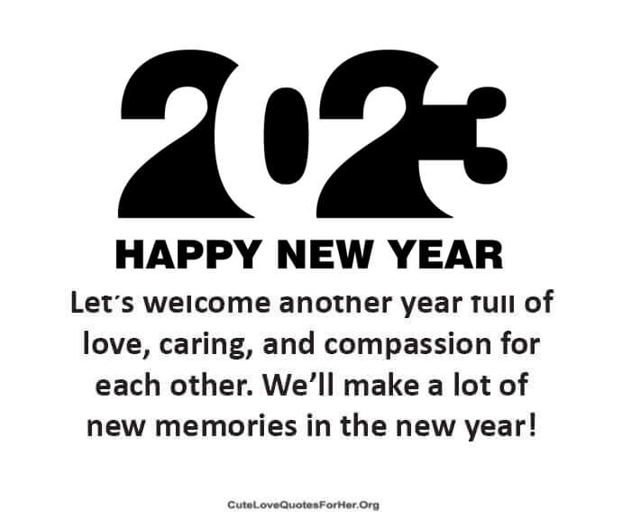 Happy New Year 2023 Love Messages