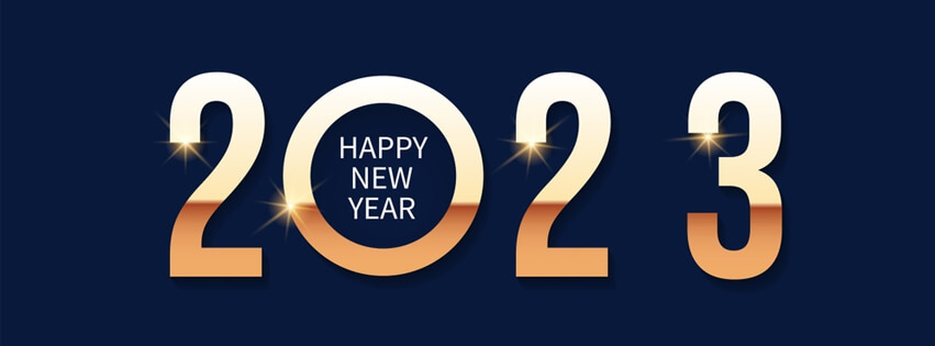 Happy New Year 2023 Unique Facebook Cover Banner To Wish Your Friends