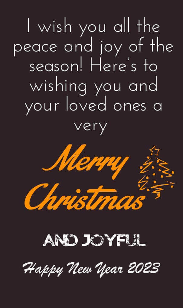 Merry Christmas And Happy New Year Quotes 2023
