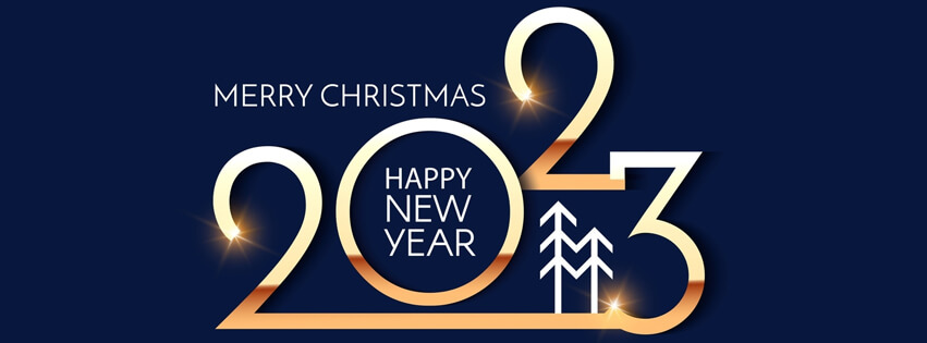 Merry XMAs And 2023 Happy New Year Special Image HD Cover Photo