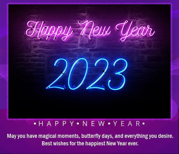 New Year 2023 Logical Romantic Saying With Love Image