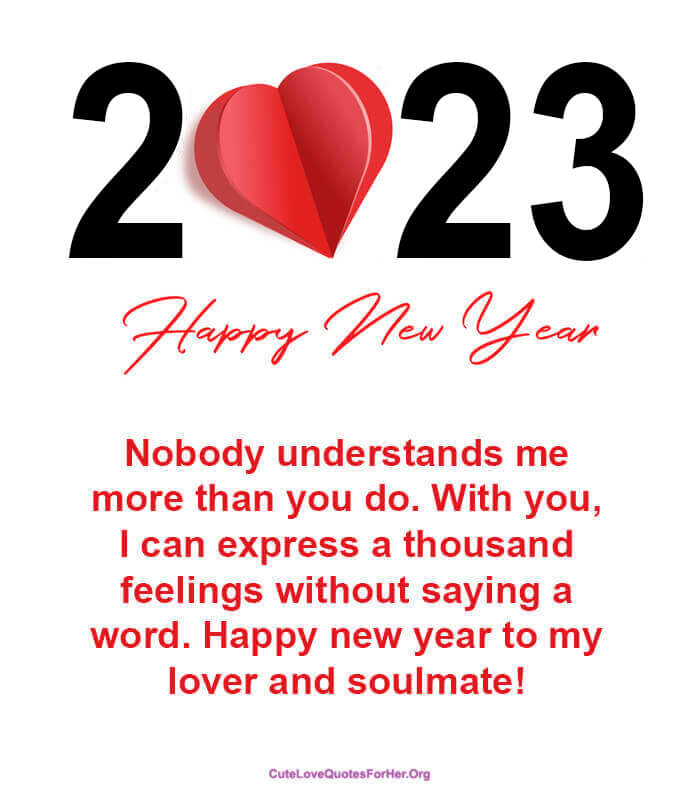 Romantic New Year 2023 Messages