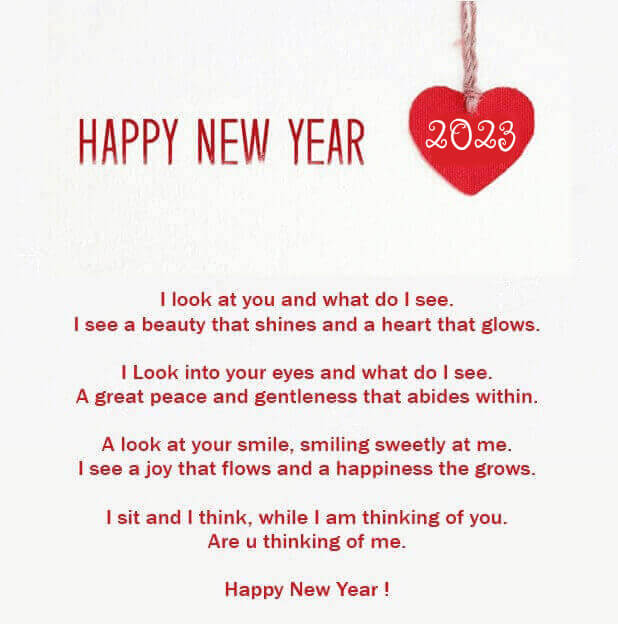 Romantic New Year 2023 Poems