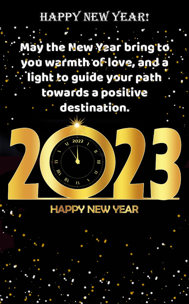 Short Happy New Year 2023 Messages Image