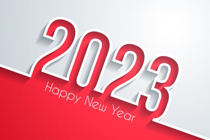 2023 Happy New Year Wallpaper HD