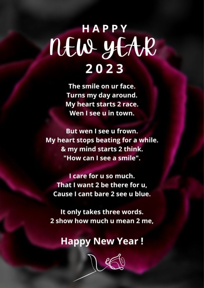Happy New Year 2023 Love Poems Romantic 696x984 