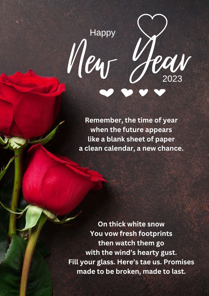 Romantic Happy New Year 2023 Poem