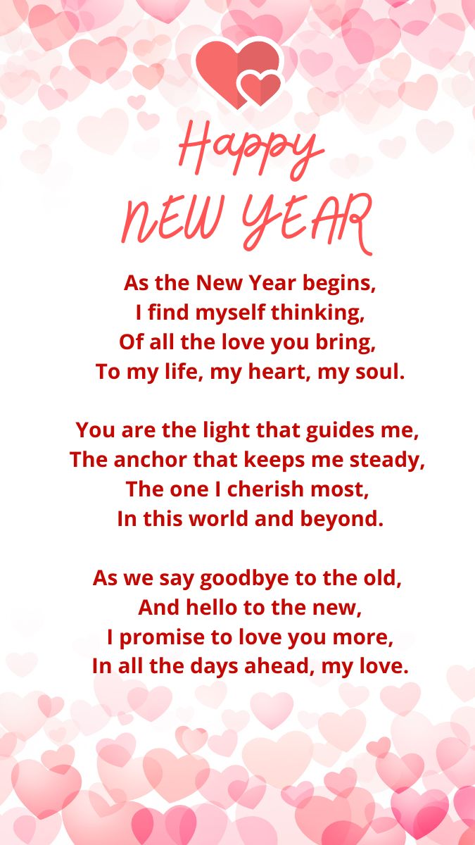 Unique Love Poems To Wish Happy New Year