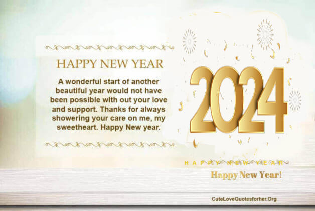2024 Happy New Year Love Quote