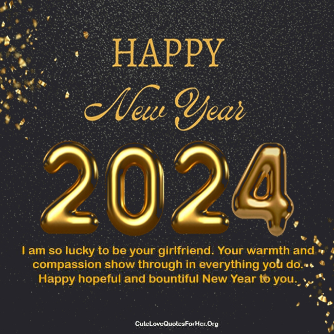 2024 New Year Love Wishes For Girlfriend To Inspire Her