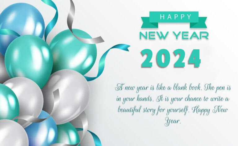 Happy New Year 2024 Best Greeting Card 768x471