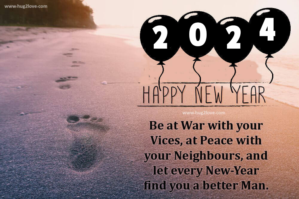 Happy New Year 2024 Love Greetings