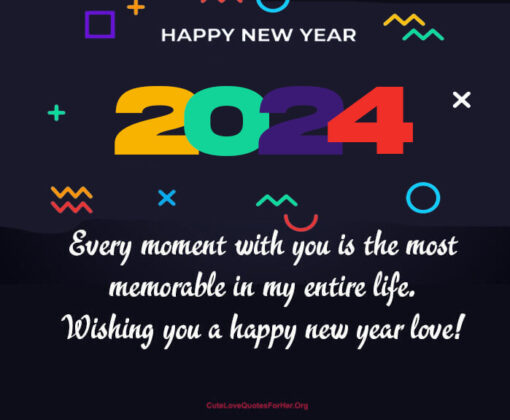 80 Happy New Year 2024 Love Quotes For Her & Him To Wish & Romance