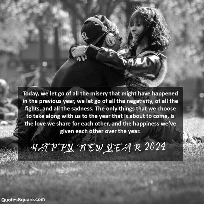 Happy New Year 2024 Romantic Messages For Her Him