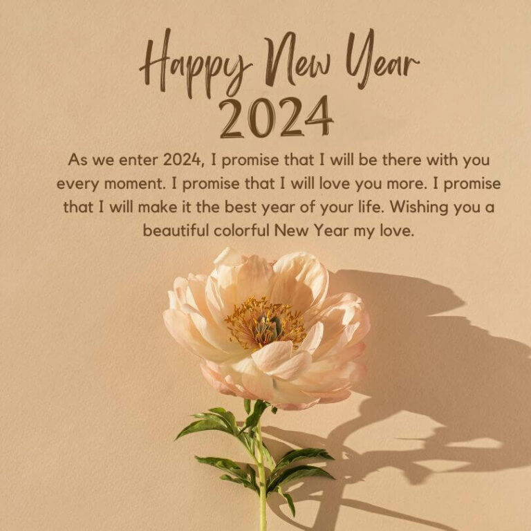 75 Happy New Year 2024 Greeting Cards, eCard Messages for Her / Him