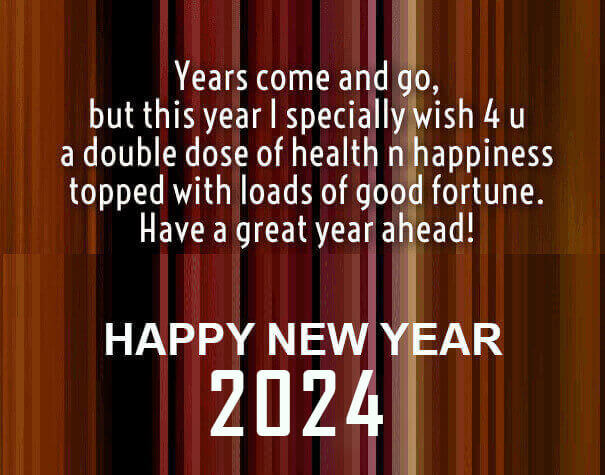 Happy New Year Greetings 2024
