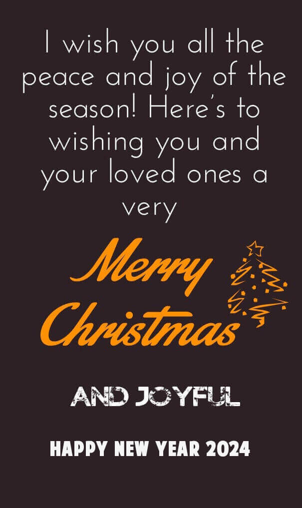 Merry Christmas And Happy New Year Quotes 2024