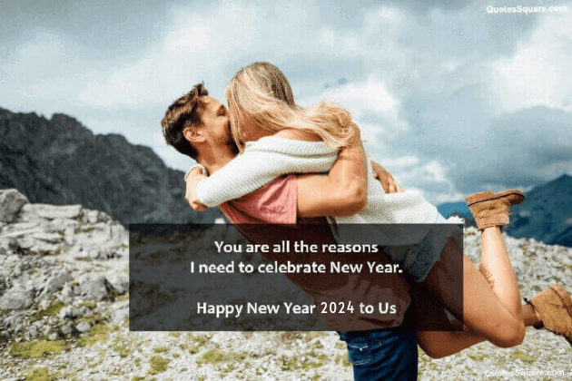 Romantic Happy New Year 2024 Love Quotes Wishes 630x420