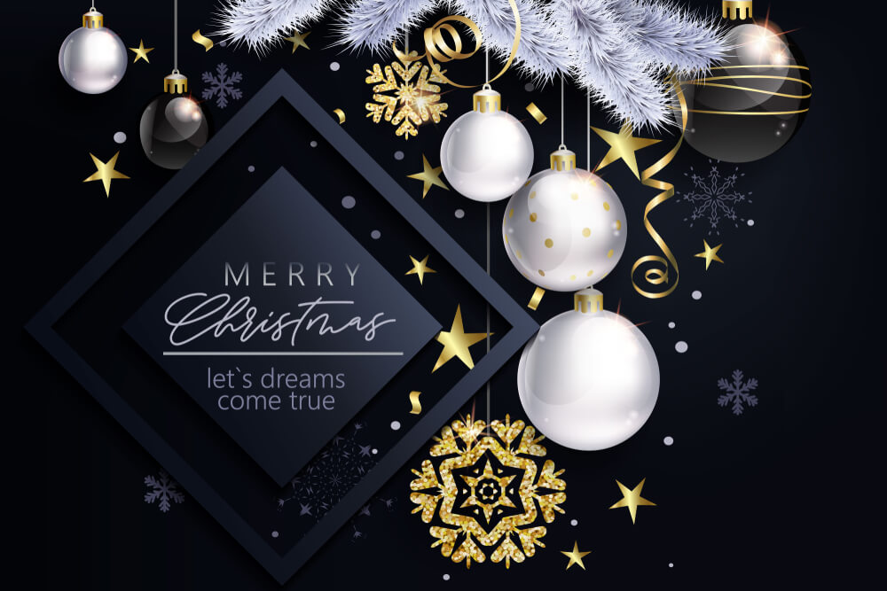 Wishes For Merry Christmas Greeting Card HD Free