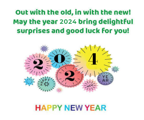 New Year 2024 Short Quotes Wishes 504x420