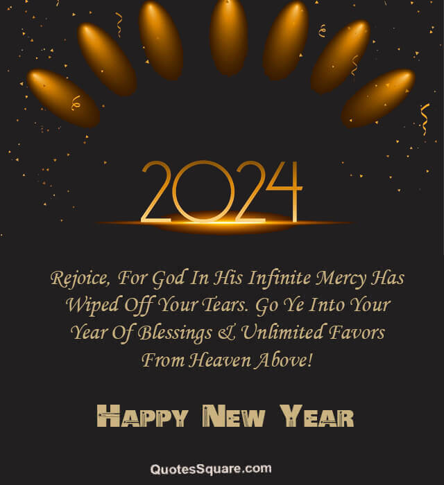New Year 2024 Short Wishes Hearttouching Elegant