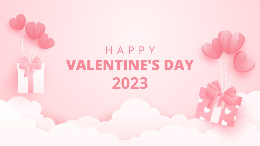 New Valentines Day 2023 Banner Wishes Image For Her