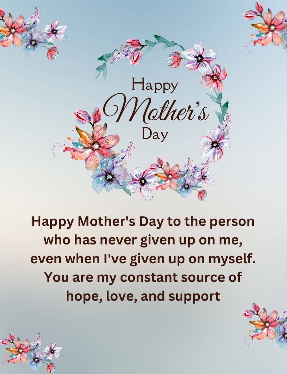 Happy Mothers Day Wishes Greeting Quote