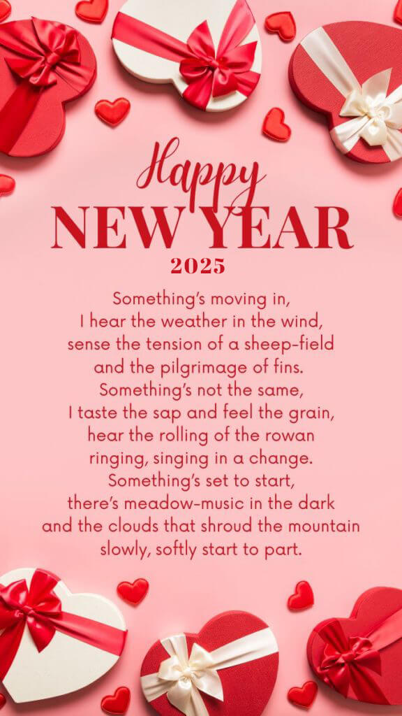 Cute Romantic New Year 2025 Love Poem 576x1024