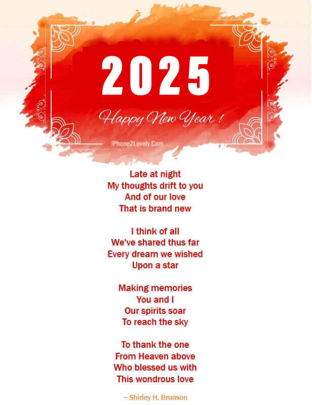 You are currently viewing Happy New Year 2025 Love Poems for Her & Him