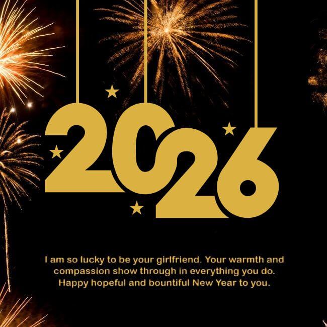 2026 New Year Love Wishes For Girlfriend To Inspire Her