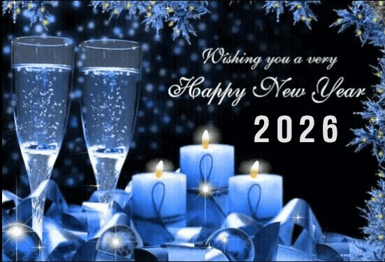 Cheers Happy New Year 2026 Greeting ECard Wishes