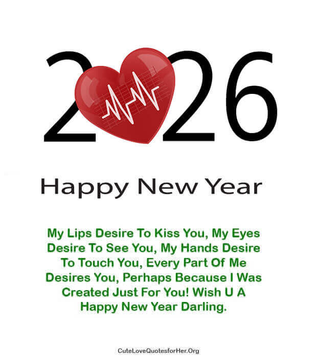 Read more about the article 80 Happy New Year 2026 Love Quotes for Her & Him to Wish & Romance