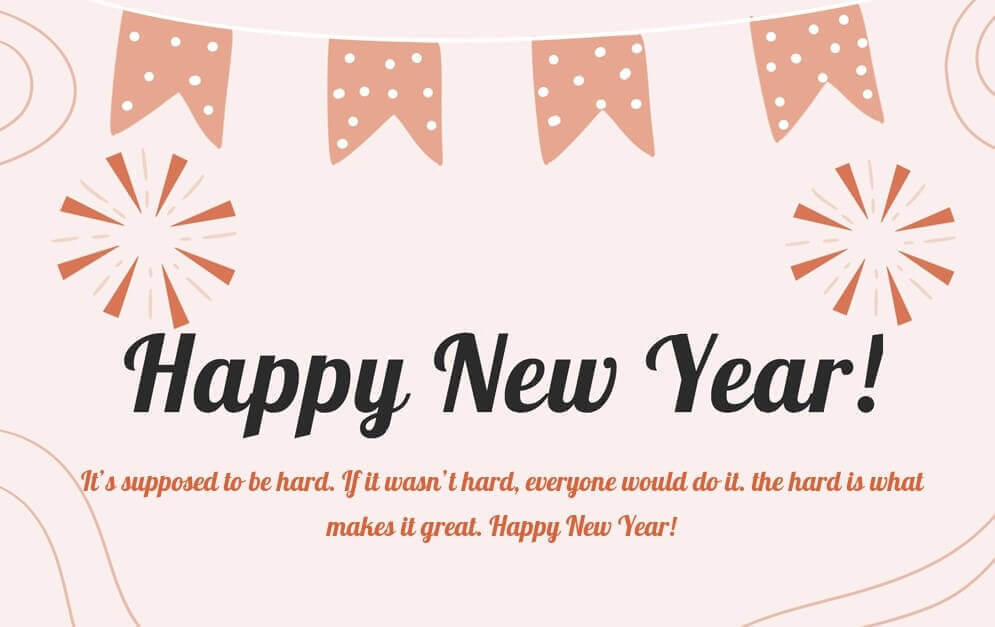 HD Happy New Year 2026 Greeting Card